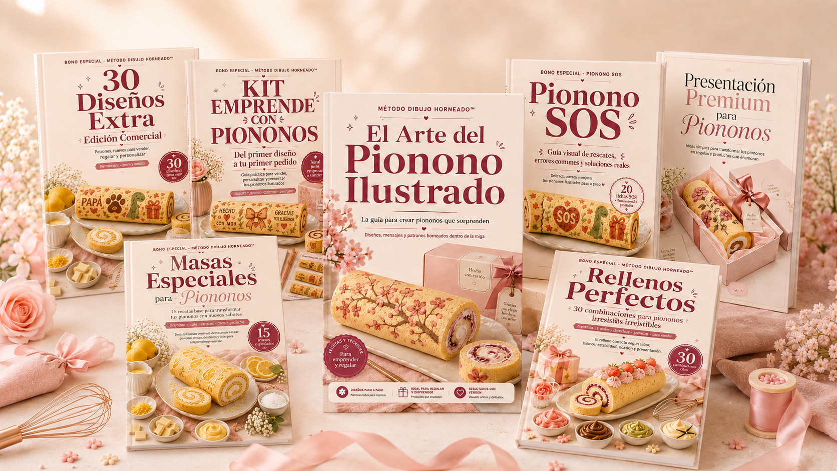 El Arte del pionono Ilustrado (pack premium)