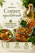 Aprendé a comer equilibrado y organizá tu semana cocinando solo 1 vez + 3 bonos